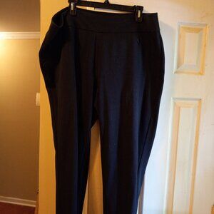 Investments II charcoal 18 WS  pull on slacks